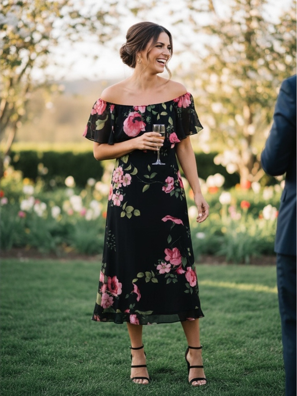 RED Valentino floral dress size 44/8